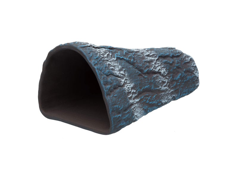 Plecoceramics Pleco Cave Cone Breeding Ceramic Decorations Fish Tank Aquarium (Blue) - Image 1